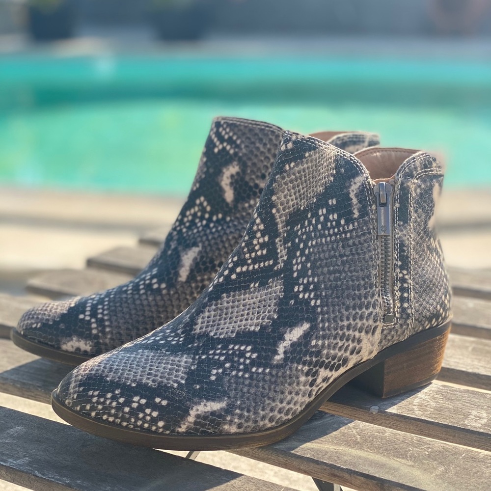 Lucky Brand Snakeskin Boot